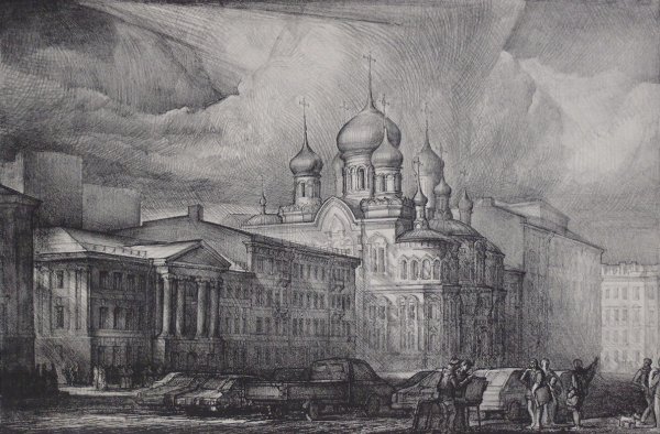 Троицкий собор рисунок СПБГАСУ