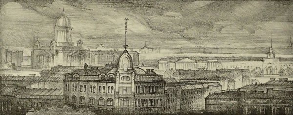 СПБГАСУ зарисовка университета