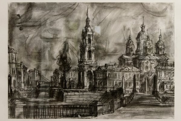 Троицкий собор рисунок СПБГАСУ