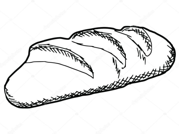 Хлеб для детей черно-белый