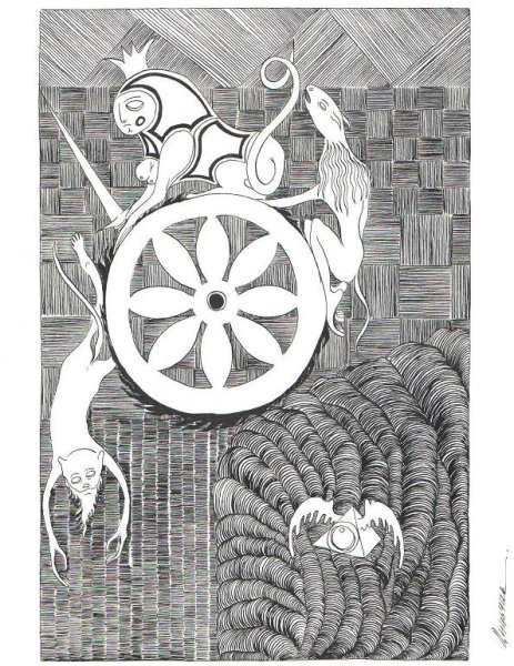 Колесо судьбы рисунок