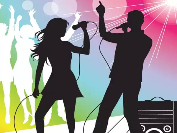 Человек поет