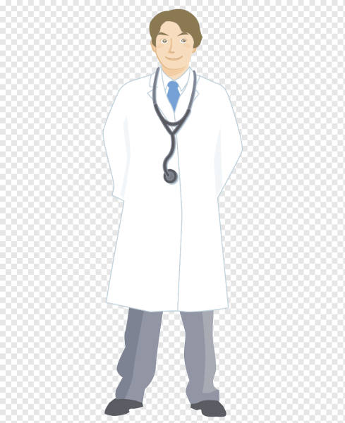 Медицинский халат нарисованный