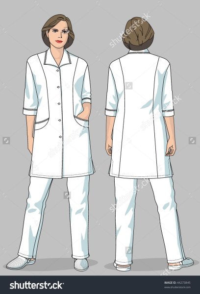 Костюм медика набросок