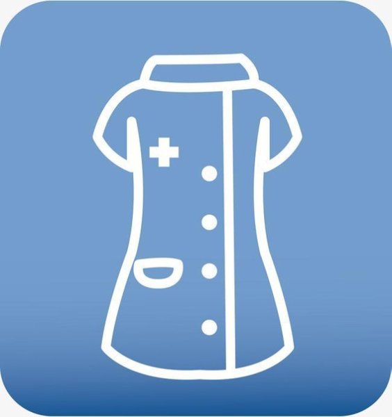 Медицинский халат пиктограмма