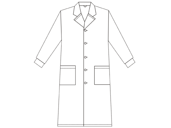 Эскиз медицинского халата
