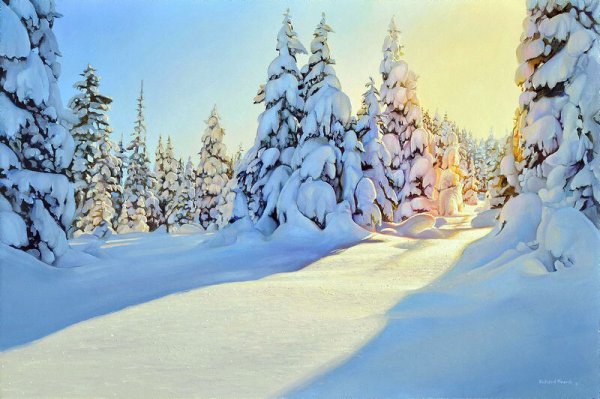 Художник Richard Mravik лес