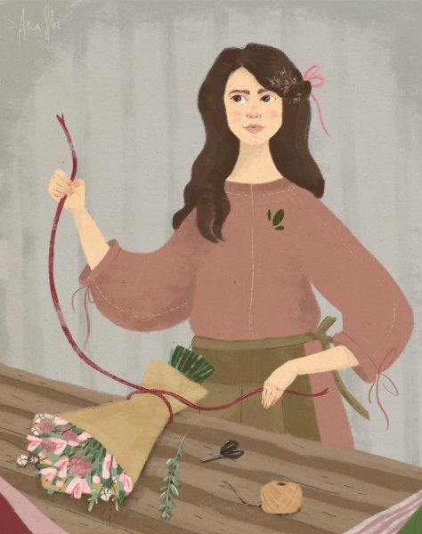 Флористика иллюстрация