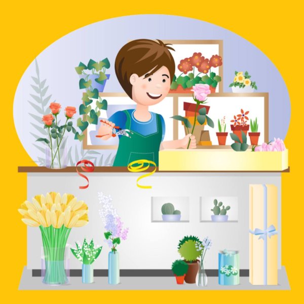 Аватарка для флориста