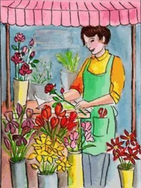 Рисунок на тему флористика