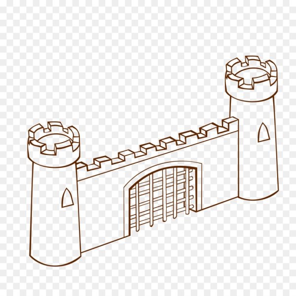 Рисованная стена замка