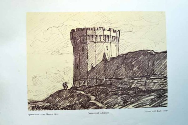 Громовая башня Смоленск рисунок