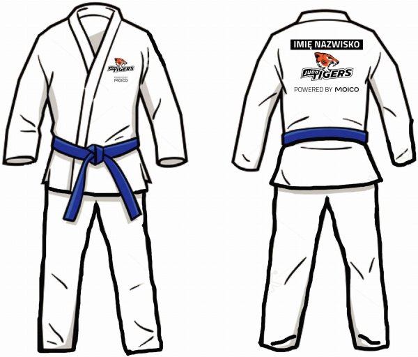 Кимоно дзюдо сзади