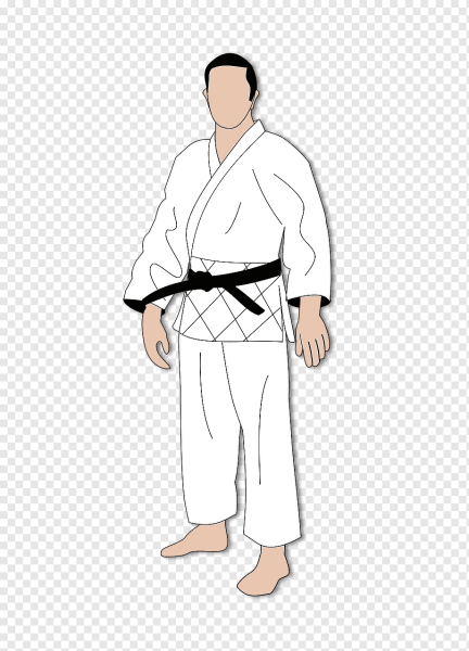 Нарисовать дзюдоиста