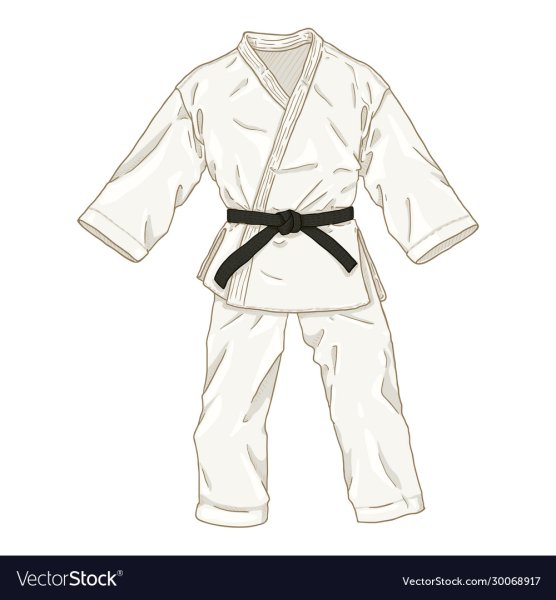 Дзюдо кимоно черный пояс