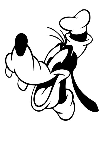 Дисней Гуфи тату эскиз