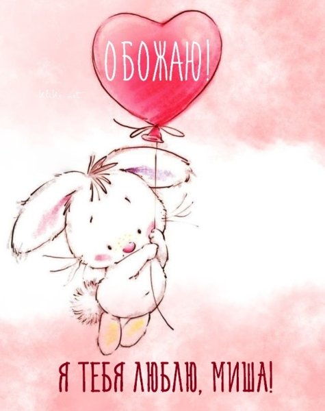 Миша я тебя люблю картинки