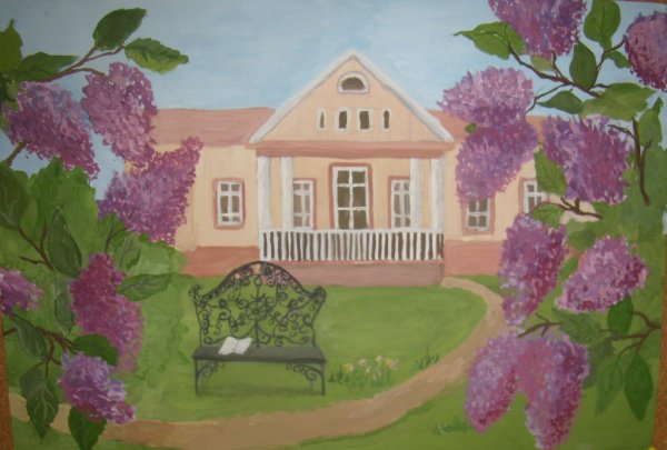 Иллюстрация к романсу сирень