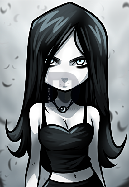 Девушка гот арт