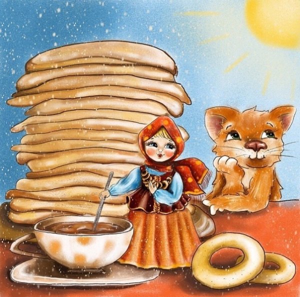 Масленица мультяшная