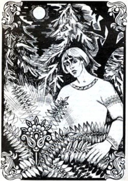 Цветок папоротника Славянская мифология