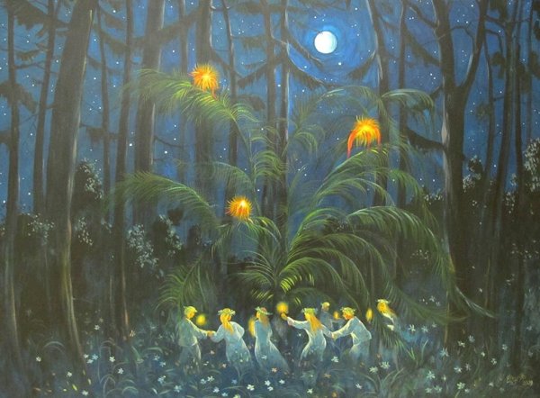 Олег Щербатых цветок папоротника на Ивана Купалу