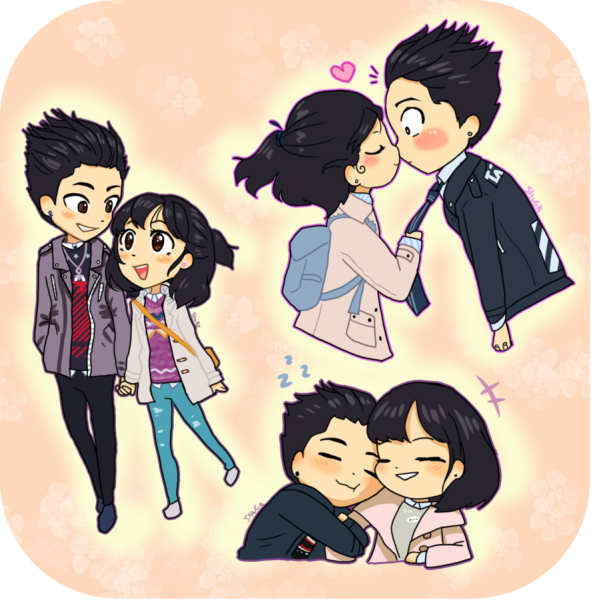 Сад падающих звёзд дорама аниме