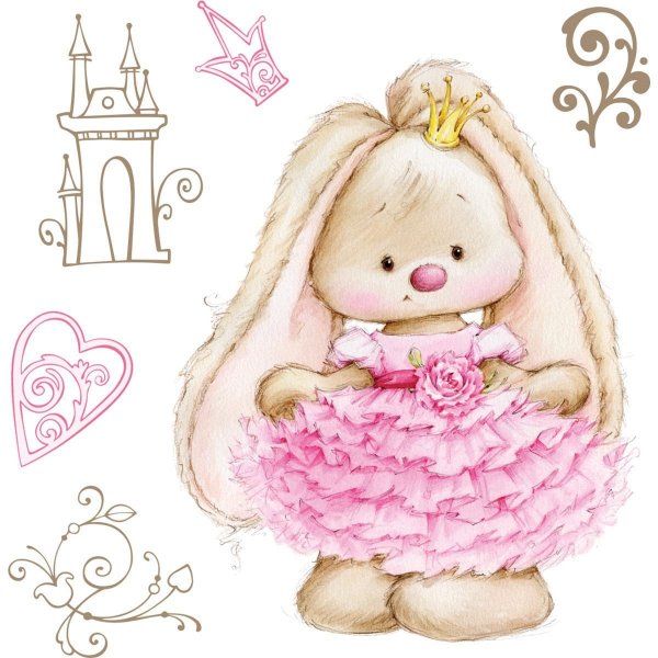 Зайки для скрапбукинга