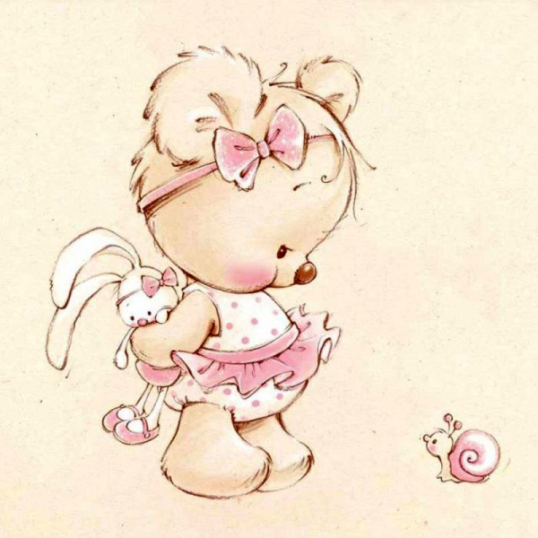 Иллюстрации Марины Федотовой мишки