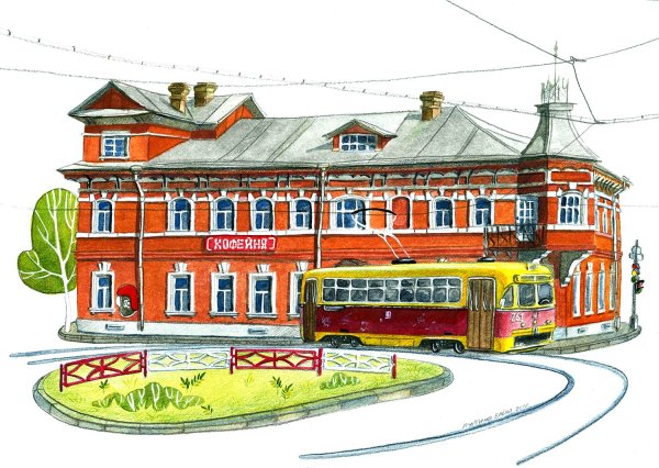 Марфин дом Архангельск мультяшный