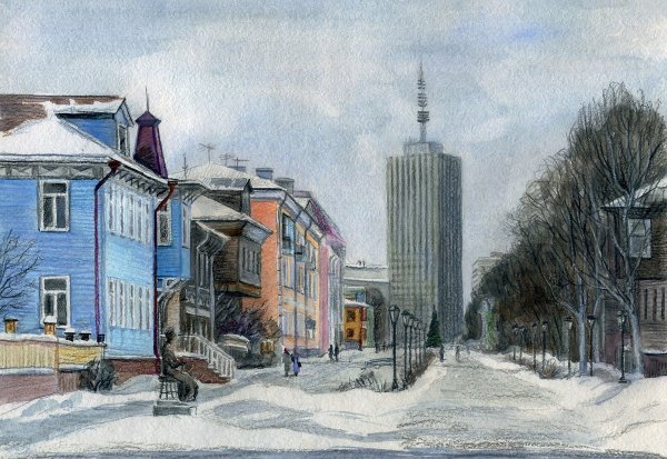 Чумбаровка Архангельск рисунок