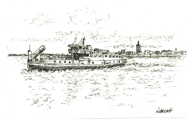 Архангельск рисунок карандашом