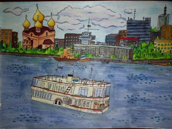 Детские рисунки Архангельска
