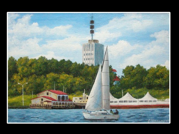 Архангельск высотка иллюстрация