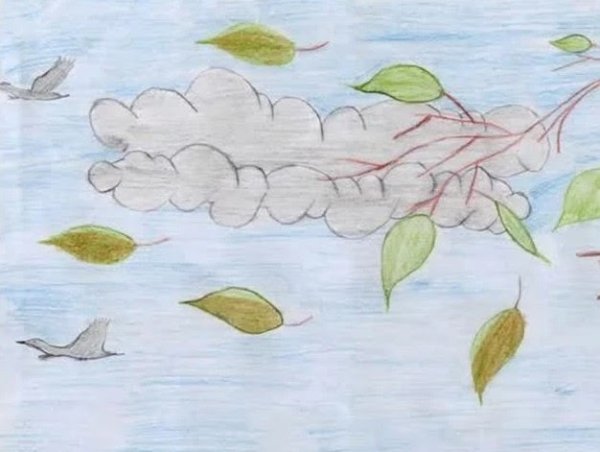 Иллюстрация к стиху Тютчева листья