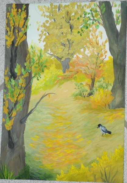 Иллюстрация по листья Тютчев