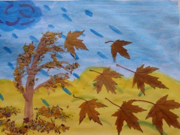 Рисование листопад