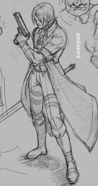 Раскраски Devil May Cry 5 Dante