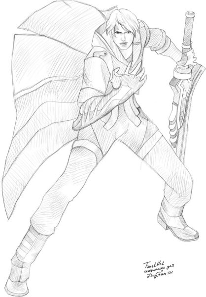 Данте девил май край арт чб