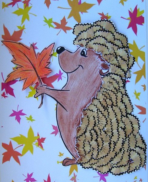 Осенние аппликации ЕЖК