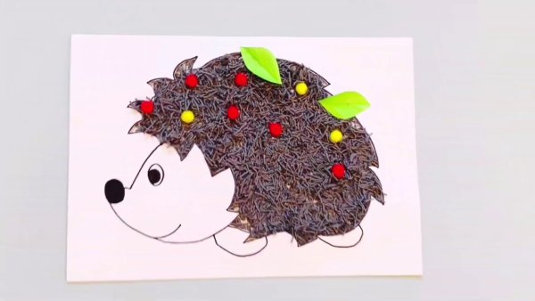 Поделка Ежик для малышей