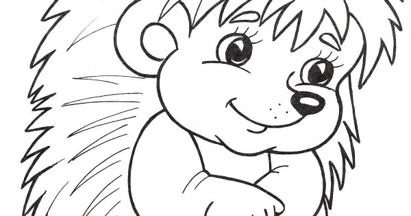 Эскиз ежика для поделки из семечек