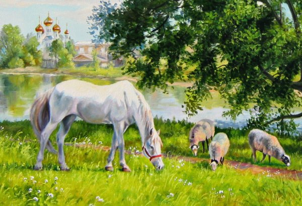 Тройка лошадей Самарская Елена Михайловна