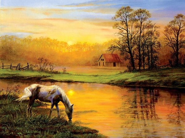 Гравюры пастораль