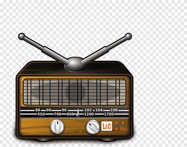 Радиоприемник на прозрачном фоне