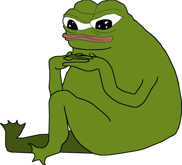 Лягушонок Пепе в полный рост