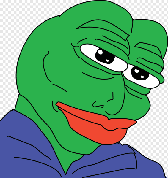Лицо жабки Пепе