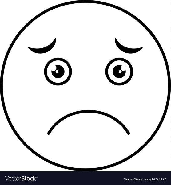 Грустный смайлик