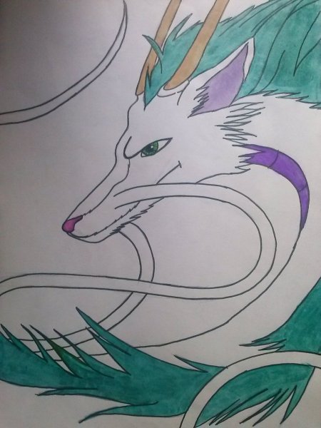 Хаку дракон гравировка