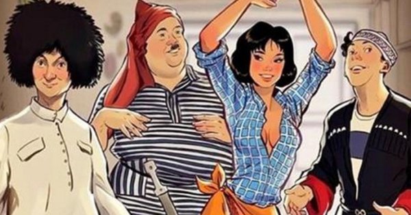 Кавказская пленница аниме